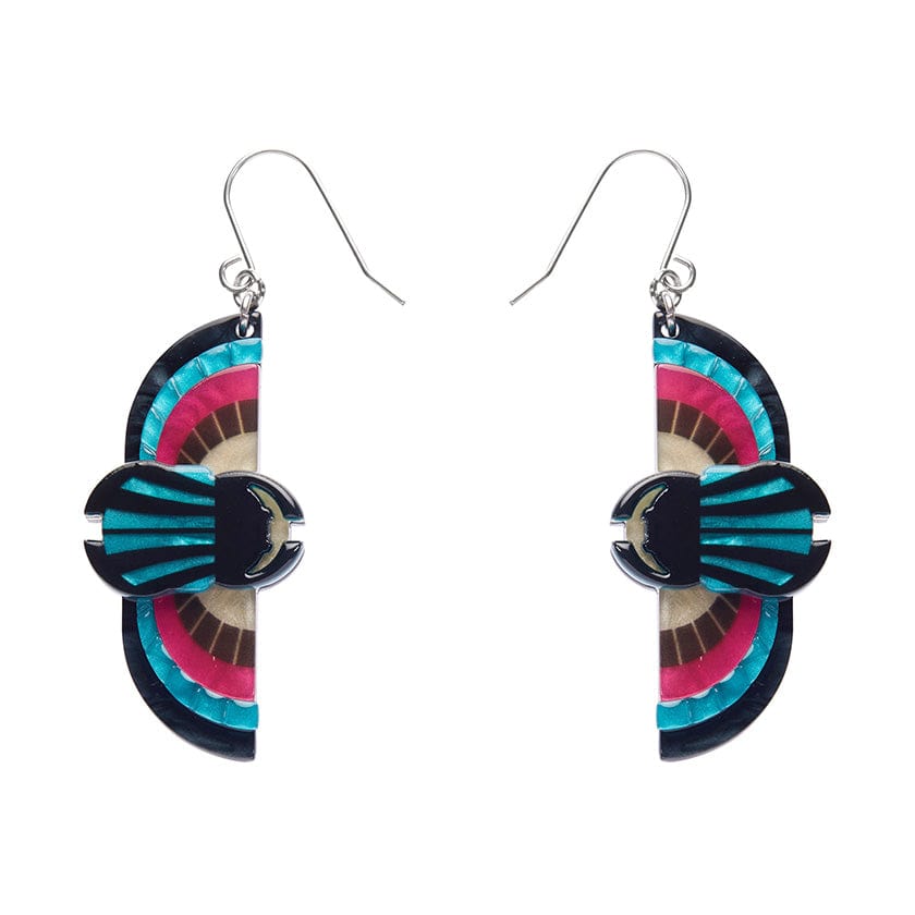 Regal Intrigue Drop Earrings  -  Erstwilder  -  Quirky Resin and Enamel Accessories