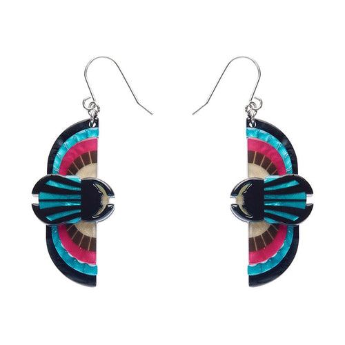 Regal Intrigue Drop Earrings  -  Erstwilder  -  Quirky Resin and Enamel Accessories