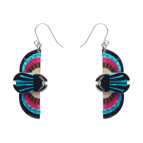 Regal Intrigue Drop Earrings  -  Erstwilder  -  Quirky Resin and Enamel Accessories