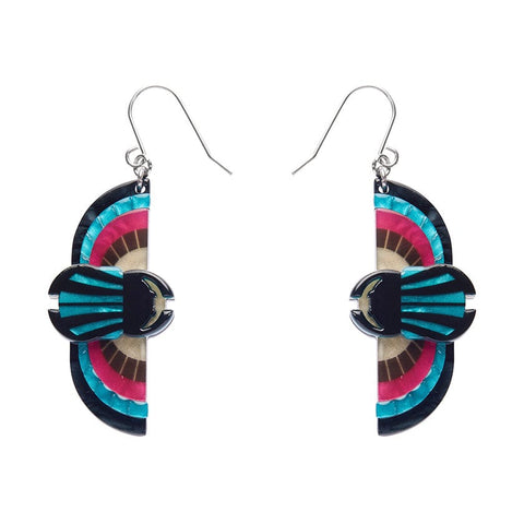 Regal Intrigue Drop Earrings  -  Erstwilder  -  Quirky Resin and Enamel Accessories