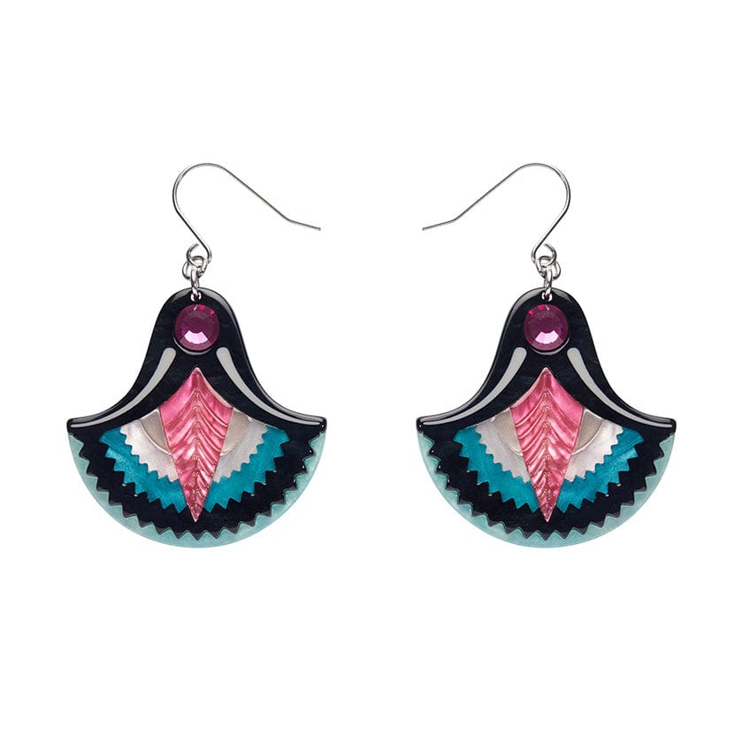 Whispers of the Nile Drop Earrings  -  Erstwilder  -  Quirky Resin and Enamel Accessories