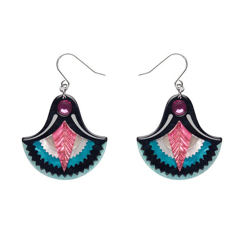 Whispers of the Nile Drop Earrings  -  Erstwilder  -  Quirky Resin and Enamel Accessories
