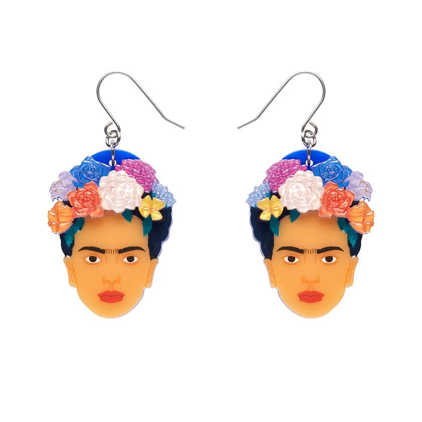 My Own Muse Frida Drop Earrings  -  Erstwilder  -  Quirky Resin and Enamel Accessories