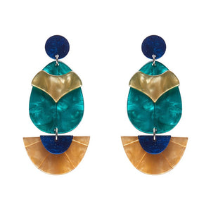 Secret Scarab Drop Earrings