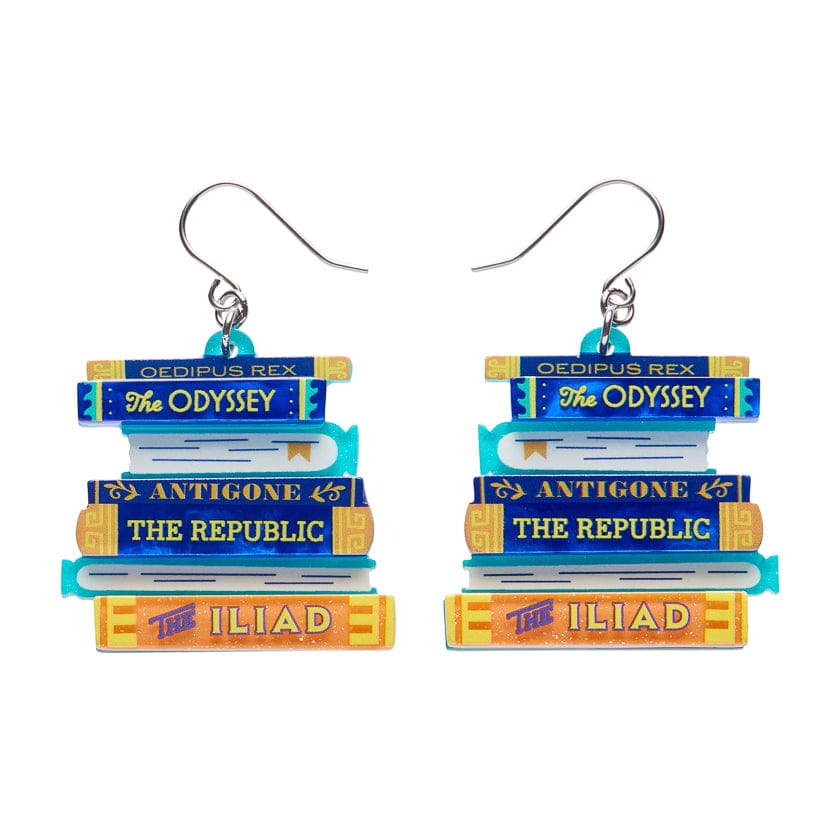 Words of the Wise Drop Earrings