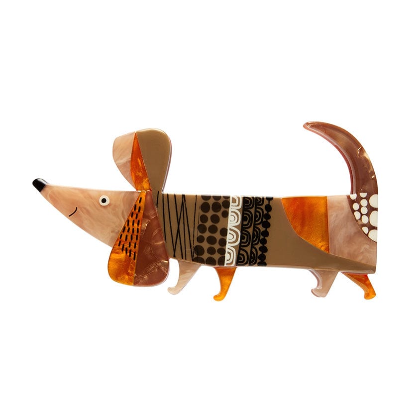 A Dachshund Named Bark Hair Clip Barette