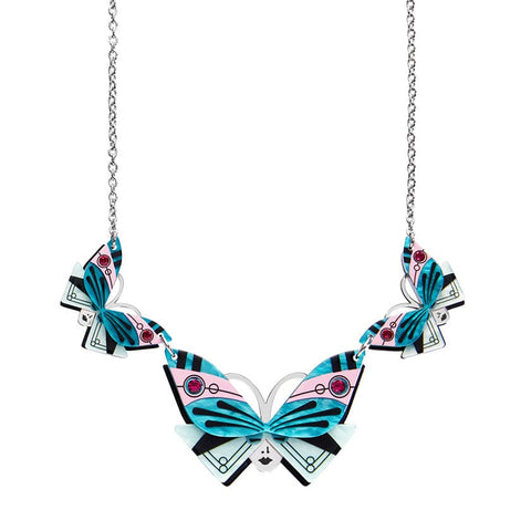 Butterfly Sonata Necklace  -  Erstwilder  -  Quirky Resin and Enamel Accessories