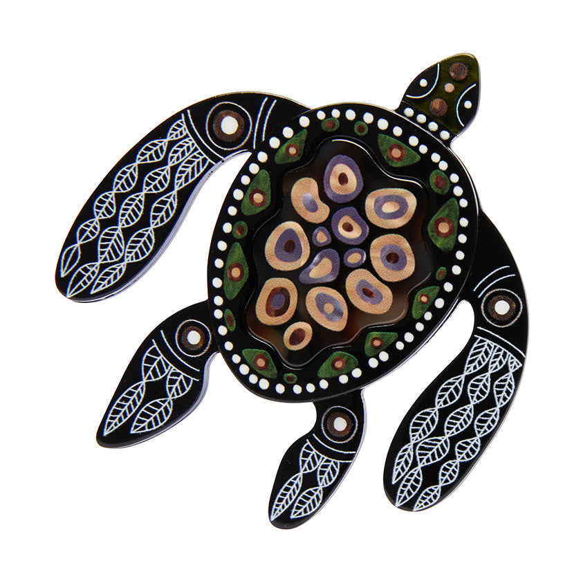 Erstwilder  The Turtle 'Bungadu' Brooch 