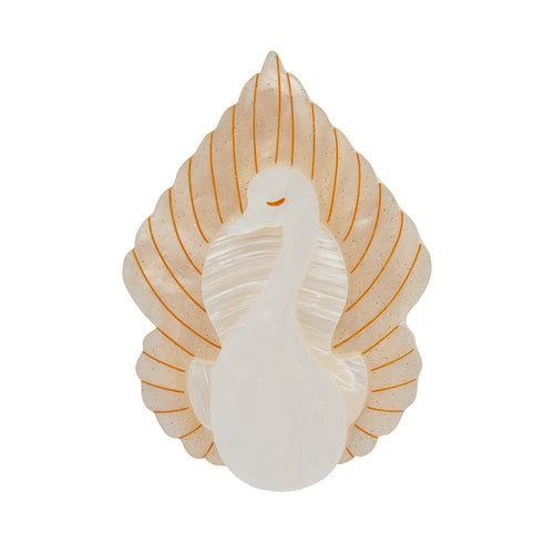 On White Wings Brooch