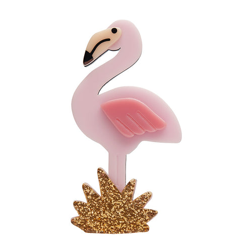 Flamboyant Flamingo Funk Brooch