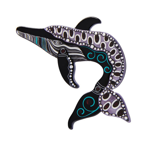 Erstwilder The Whale Brooch AL1BH09