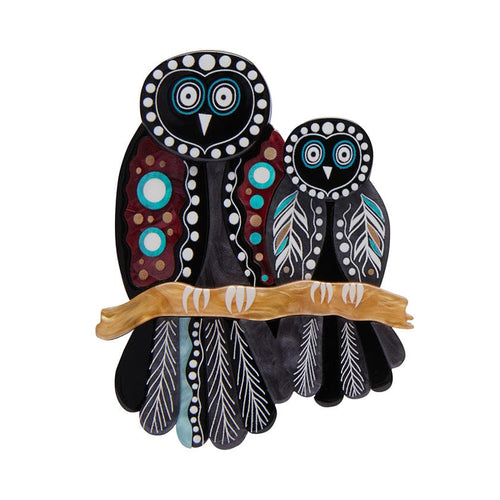 Erstwilder The Owl 'Gugu' Brooch AL1BH14