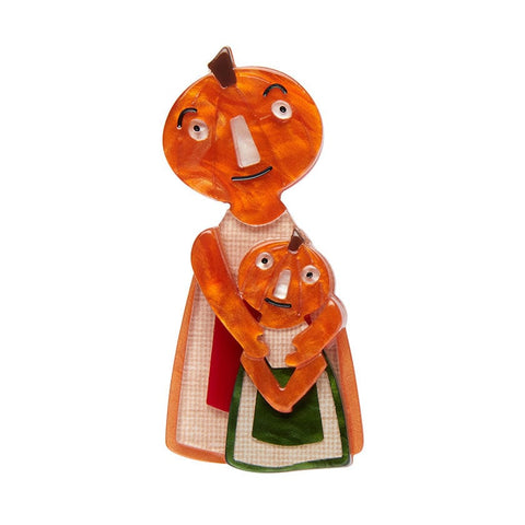 Erstwilder The Pumpkin Family Affair Brooch AP1BH05