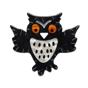 A Halloween Hoot Brooch