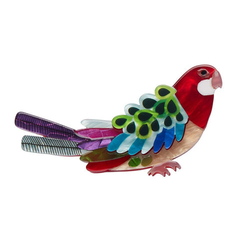 Erstwilder Rosie Rosella Brooch AR1BH13