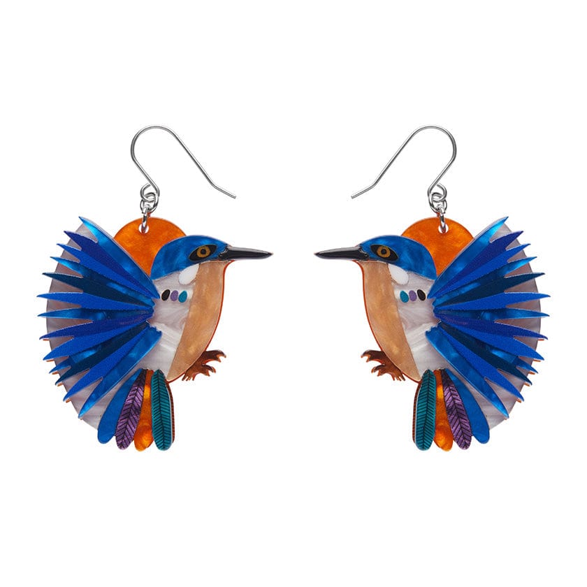 Erstwilder Kyrie Kingfisher Drop Earrings AR1EG07