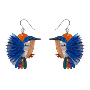 Kyrie Kingfisher Drop Earrings