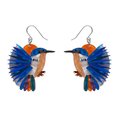Kyrie Kingfisher Drop Earrings