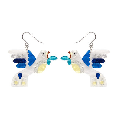 Peace & Love Drop Earrings