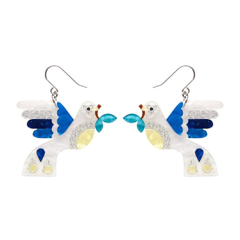 Erstwilder Peace & Love Drop Earrings AS1EG01