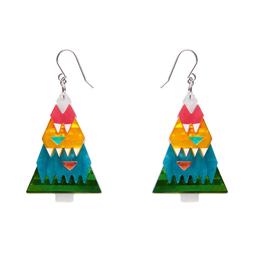 Erstwilder O Christmas Tree Drop Earrings AS1EG04
