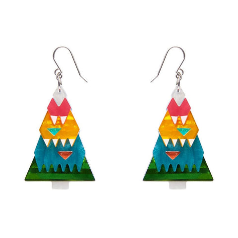 Erstwilder O Christmas Tree Drop Earrings AS1EG04
