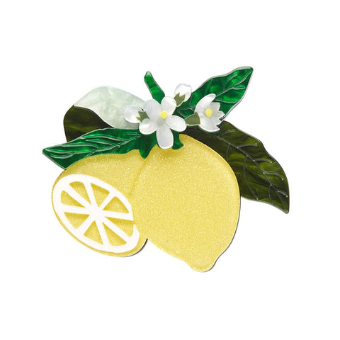 Lemon Drop Brooch  -  Erstwilder  -  Quirky Resin and Enamel Accessories