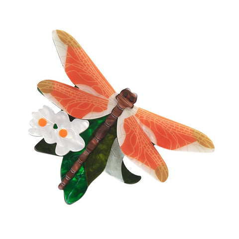 Summer Flight Brooch  -  Erstwilder  -  Quirky Resin and Enamel Accessories