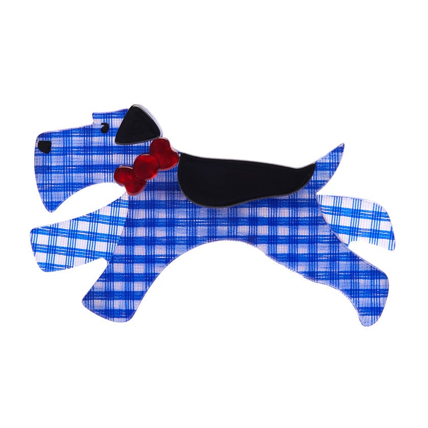 Run Scottie, Run! Brooch  -  Erstwilder  -  Quirky Resin and Enamel Accessories