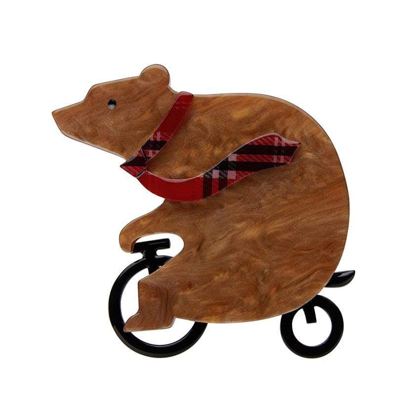 Erstwilder Grouchy Bear Brooch BH4038-9000