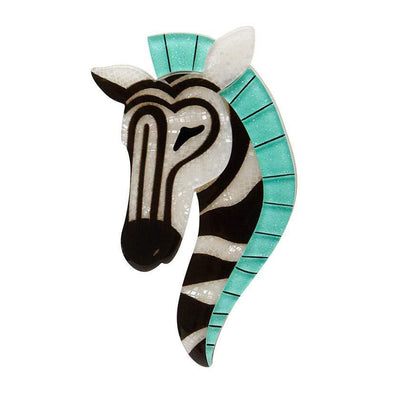 Zelda the Zany Zebra Brooch
