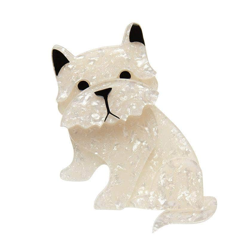 Erstwilder Winston the Westie Brooch BH5004-8400