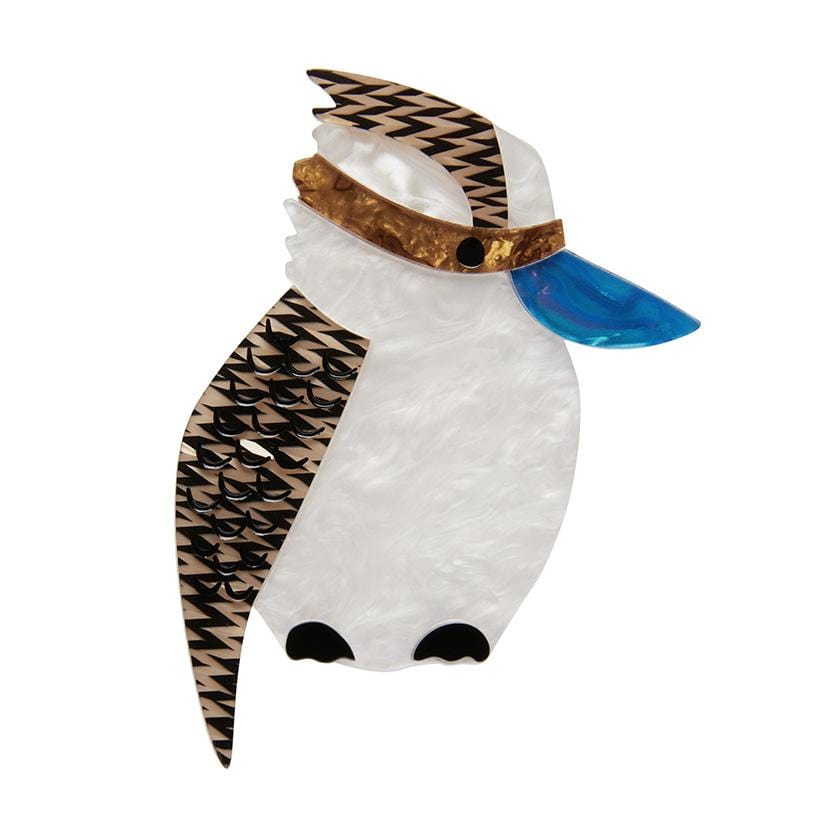 Erstwilder Kallista the Kookaburra Brooch BH5293-8090