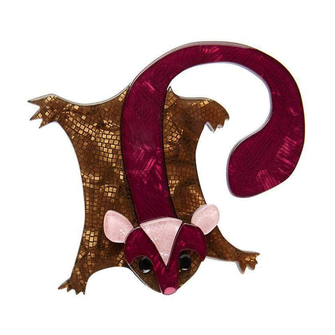 Erstwilder Saba Sweet Sugar Glider Brooch BH5378-8050