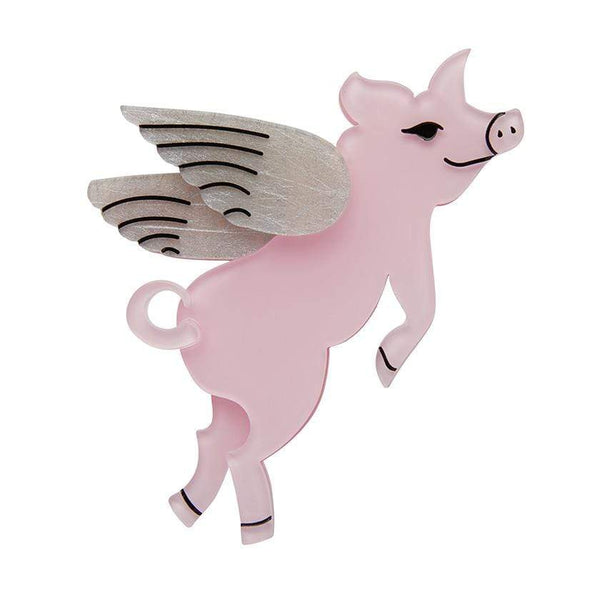 Erstwilder Pigs Can Fly Brooch BH5595-2182