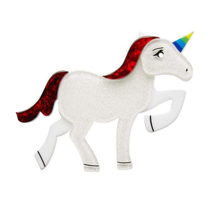 Ula the Unicorn Brooch