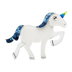 Ula the Unicorn Brooch