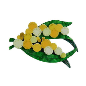 Woven Wattle Brooch