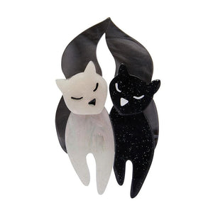 The Lovecats Brooch