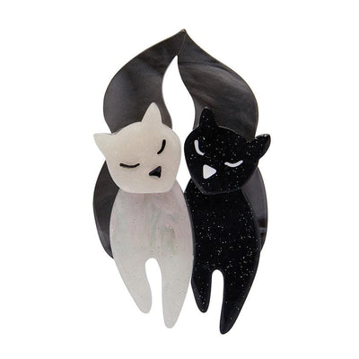 The Lovecats Brooch