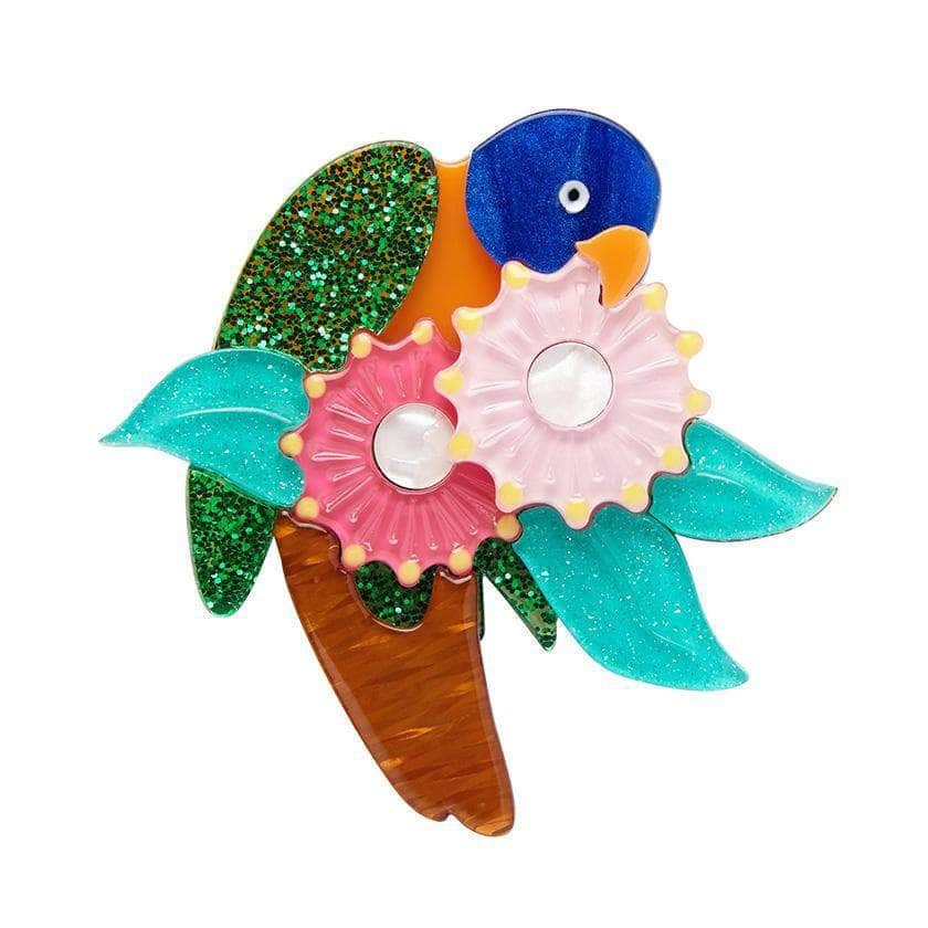 Erstwilder Naughty Nectar Nibbler Brooch BH6280-4090