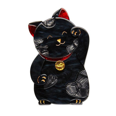 Neko the Beckoner Brooch
