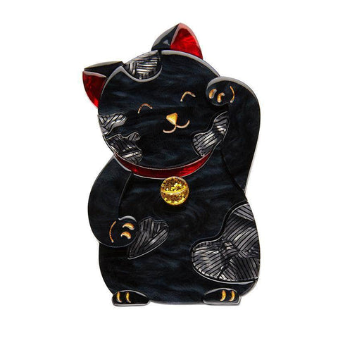 Erstwilder Neko the Beckoner Brooch BH6538-7065