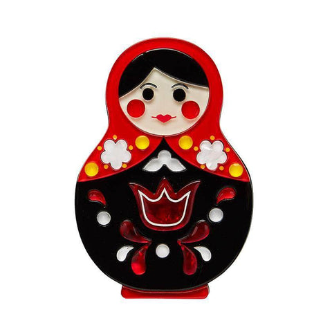 Erstwilder Matryoshka Memories Toy Brooch BH6711-1070