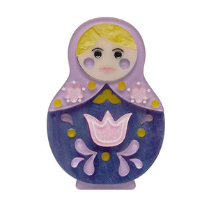 Matryoshka Memories Toy Brooch