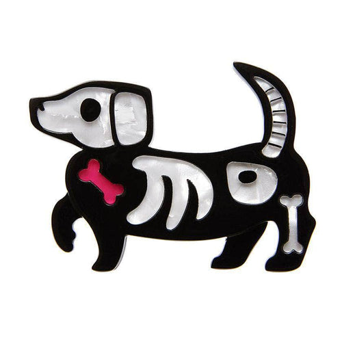 Erstwilder Doggo Darkness Brooch BH6751-7080