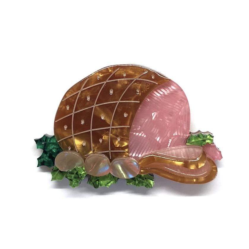 Erstwilder Glazed Ham Brooch BH6763-9020