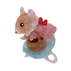 Mrs. Tittlemouse Brooch