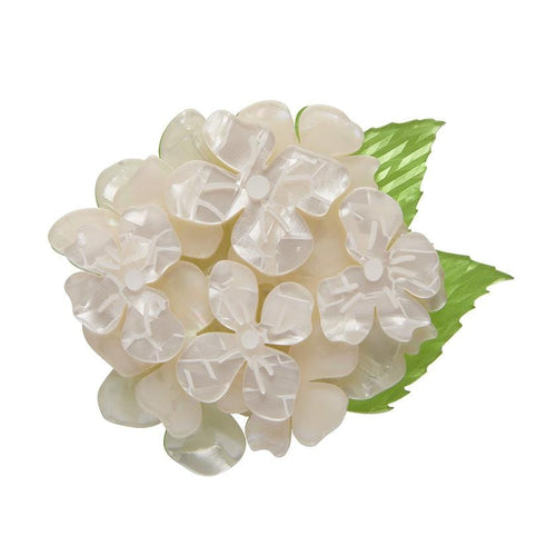 Erstwilder Heartfelt Hydrangea Brooch BH6793-8100