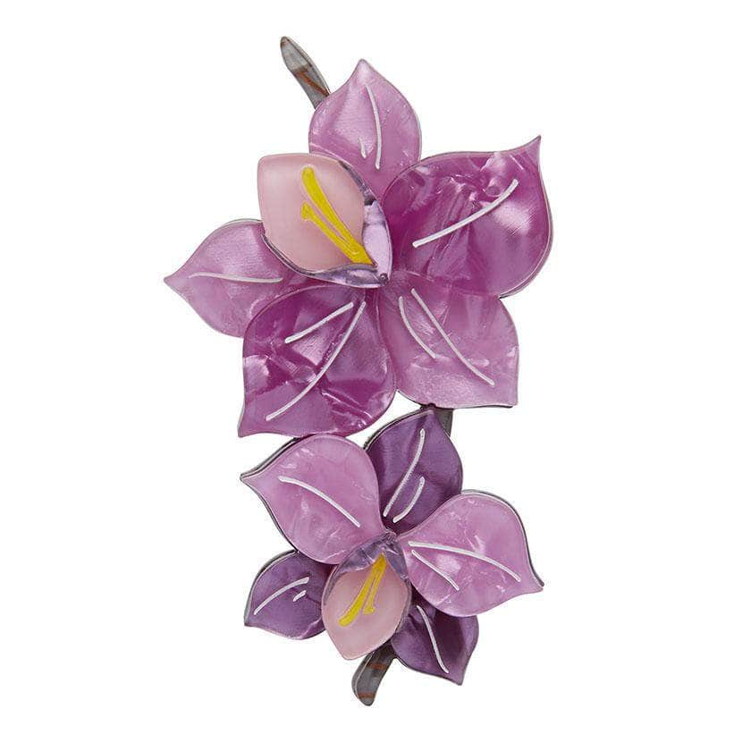 Erstwilder Opulent Orchidaceae Brooch BH6799-5000
